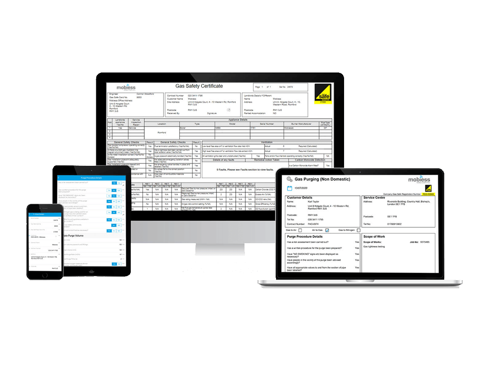 blueglo Landlord’s Gas Safety Certificate software